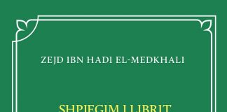 Tre parimet fundamentale – Zejd Ibn Muhamed Ibn Hadi el-Madkhali